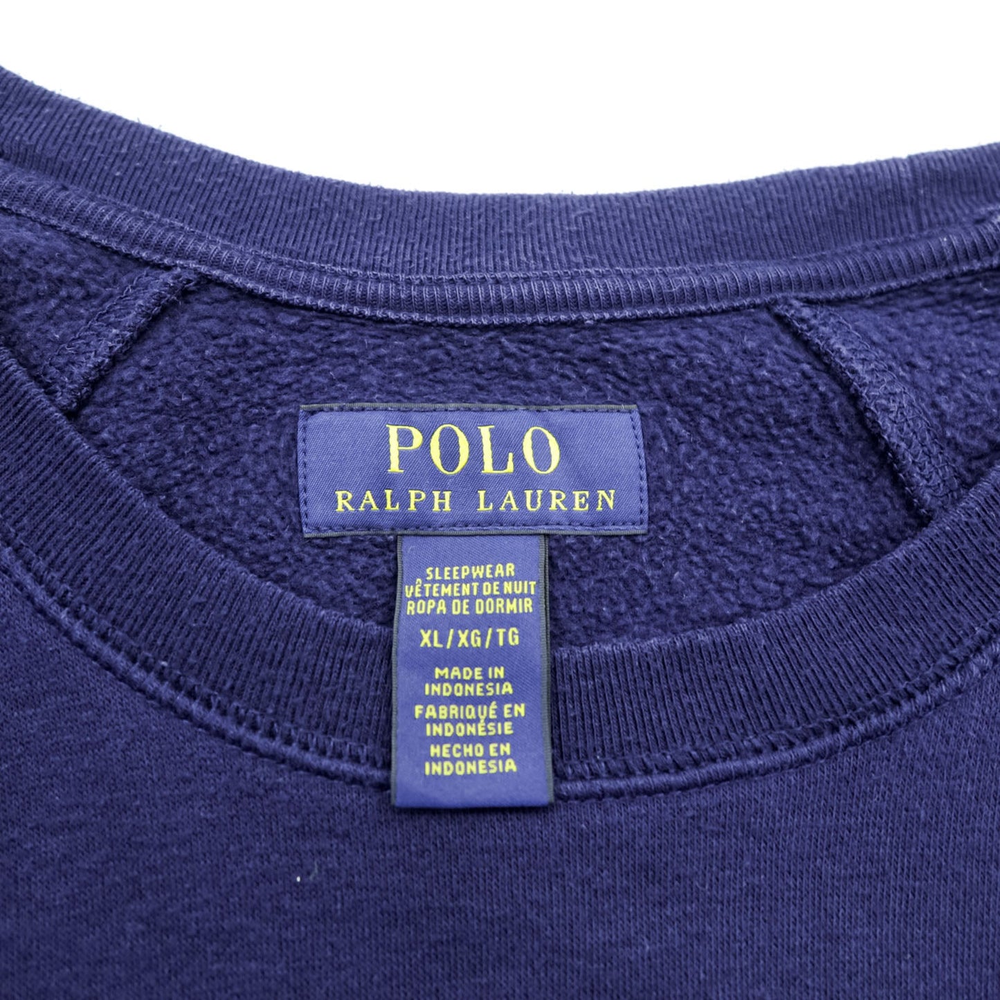 Polo Ralph Lauren ライトウェイト スウェット トレーナー XL ネイビー コットン クルーネック