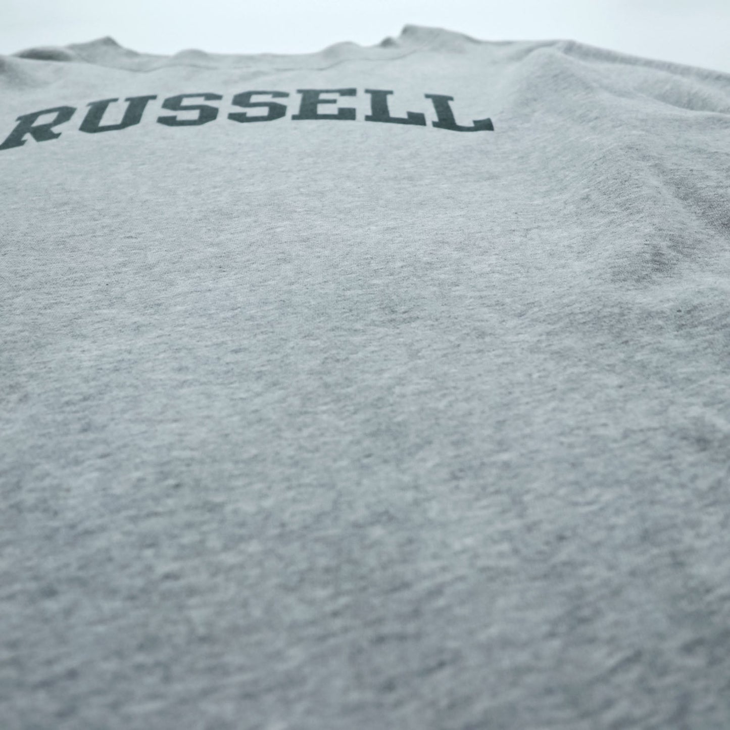 RUSSELL ATHLETIC × K3 & Co. アーチロゴ スウェット トレーナー FREE ワイド グレー ドロップショルダー 1668-599-1588