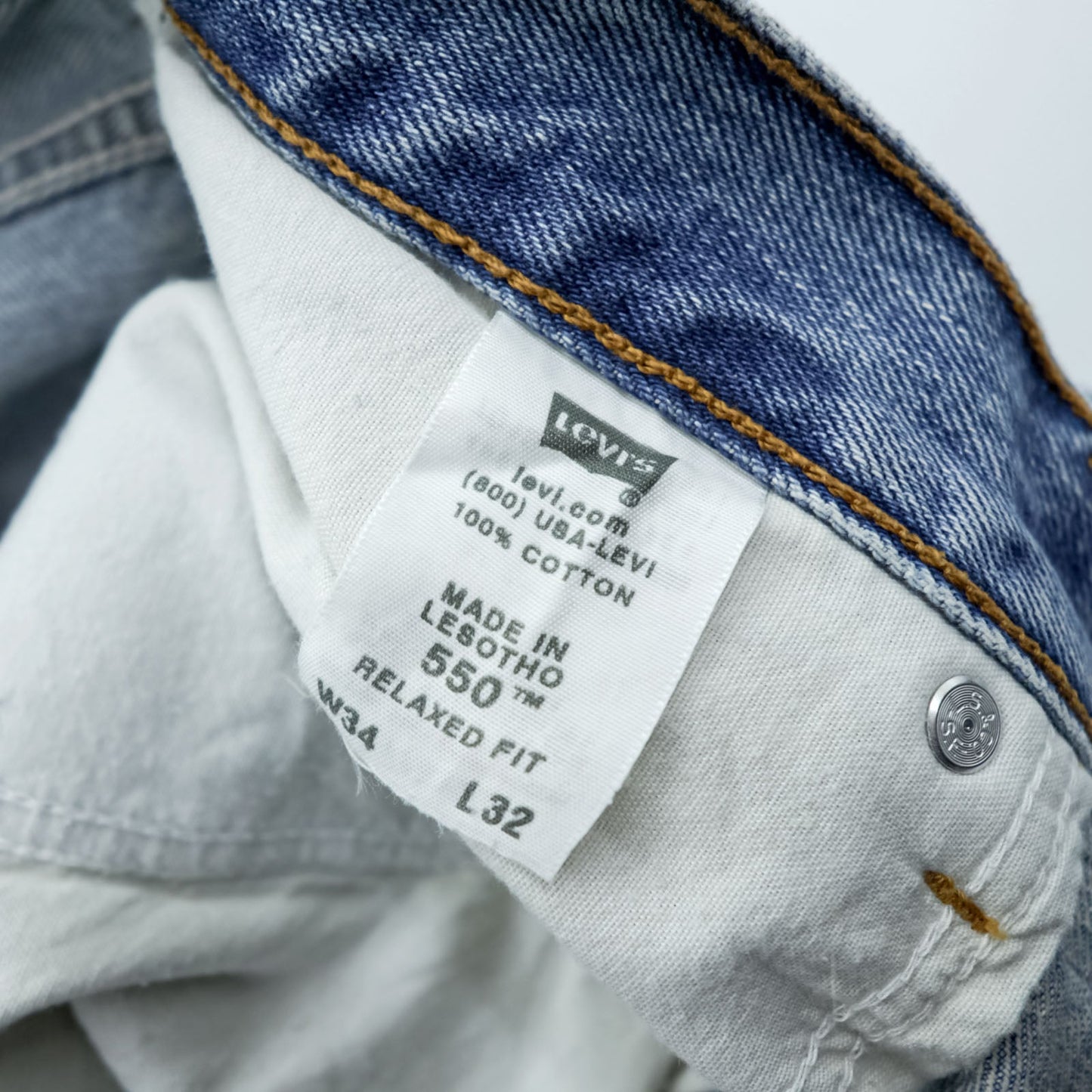 Levi's 00年代 550 テーパード デニムパンツ ジーンズ L インディゴ RELAXED FIT 005504891