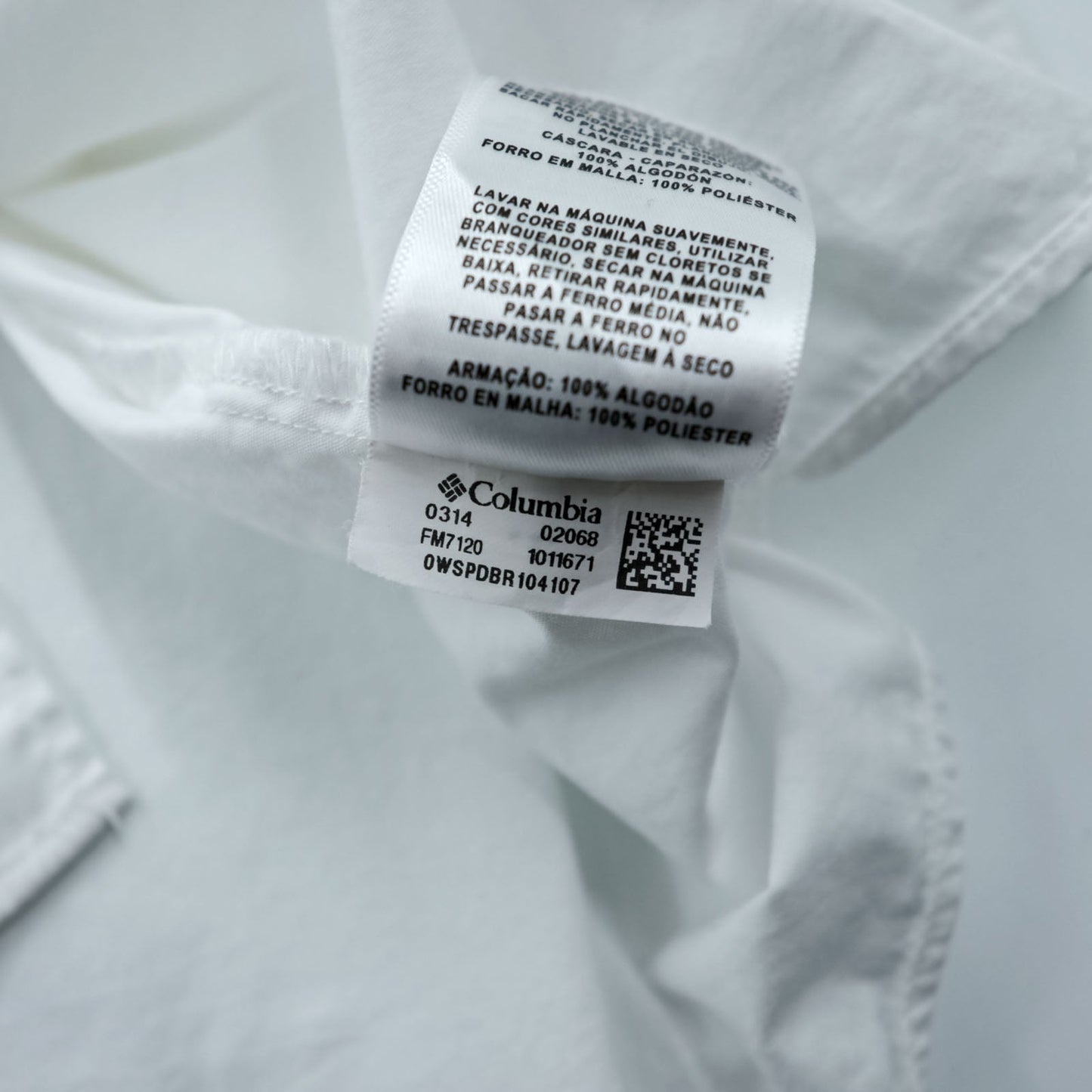 Columbia PFG フィッシングシャツ XXL ホワイト 胸ポケット コットン ビッグサイズ FM7120