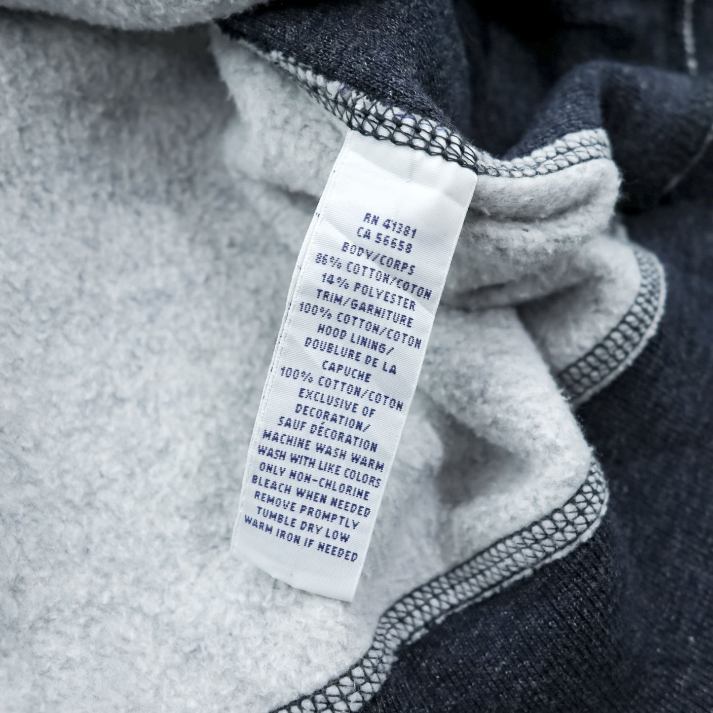 Polo Ralph Lauren リバースウィーブ ジップパーカー 3XL グレー スモールポニー 刺繍 ロゴ ビッグサイズ フロントポケット