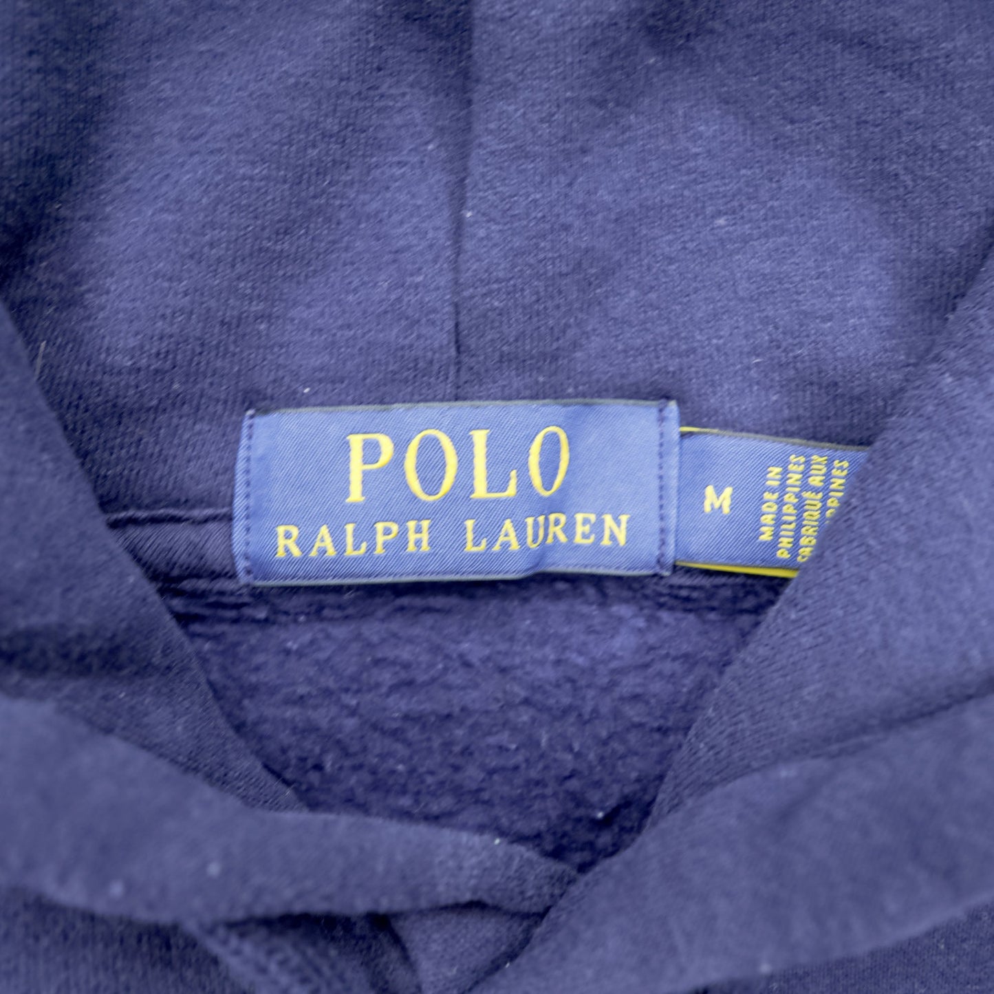 Polo Ralph Lauren ポロベア プルオーバー パーカー M ネイビー サイドポケット コットン