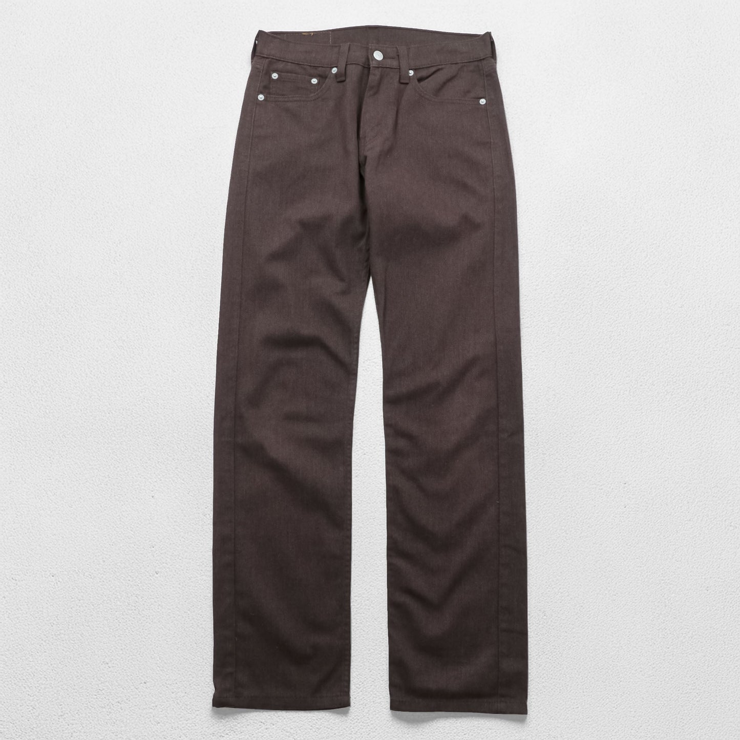 Levi's 505 デニムパンツ ジーンズ S ダークブラウン ストレッチ レギュラーフィット 00505-2241