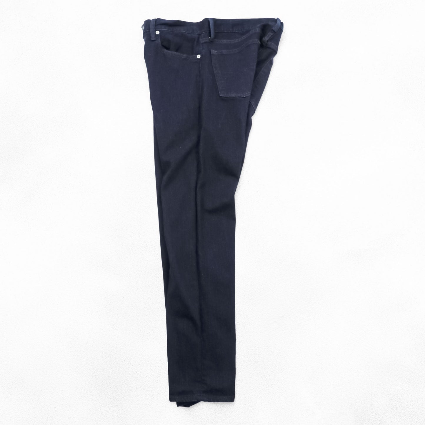 Polo Ralph Lauren デニムパンツ ジーンズ M ストレッチ インディゴ ネイビー 濃紺 スリム ストレート レザーパッチ THE VARICK SLIM STRAIGHT
