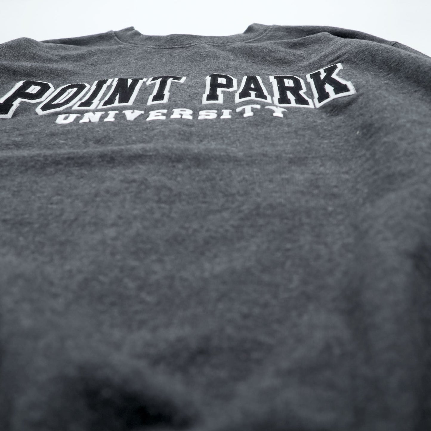 Champion カレッジ スウェット トレーナー S グレー 裏起毛 コットン ECO FLEECE POINT PARK
