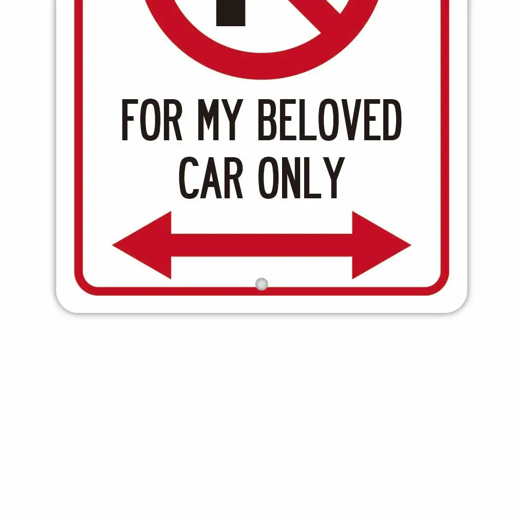 [Rectangular Sign] No Parking (Except for Your Vehicle) / Original American-Made Sign (Approx. 20x30cm)