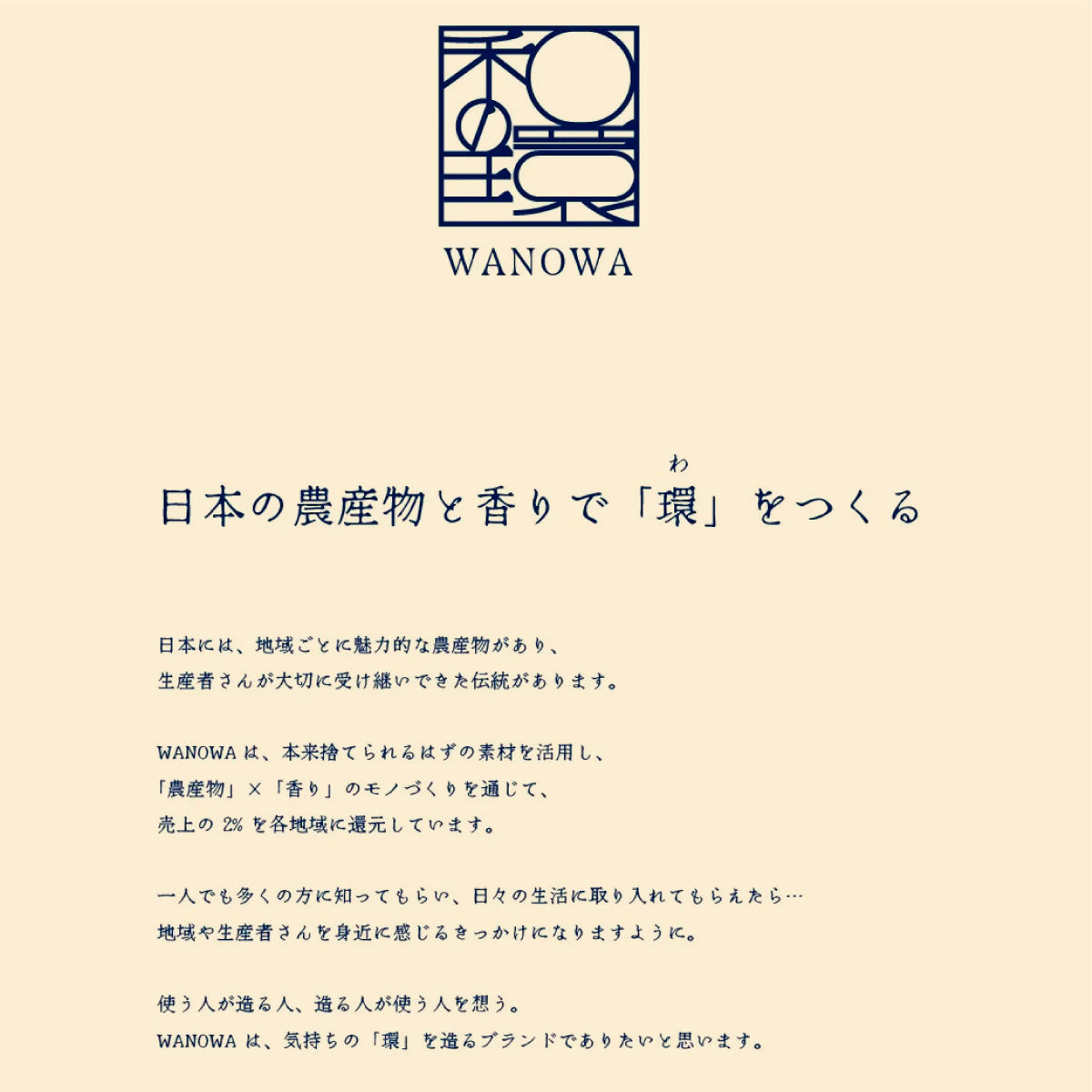 WANOWA オーガニックハンドクリーム 加子母ひのき 30g