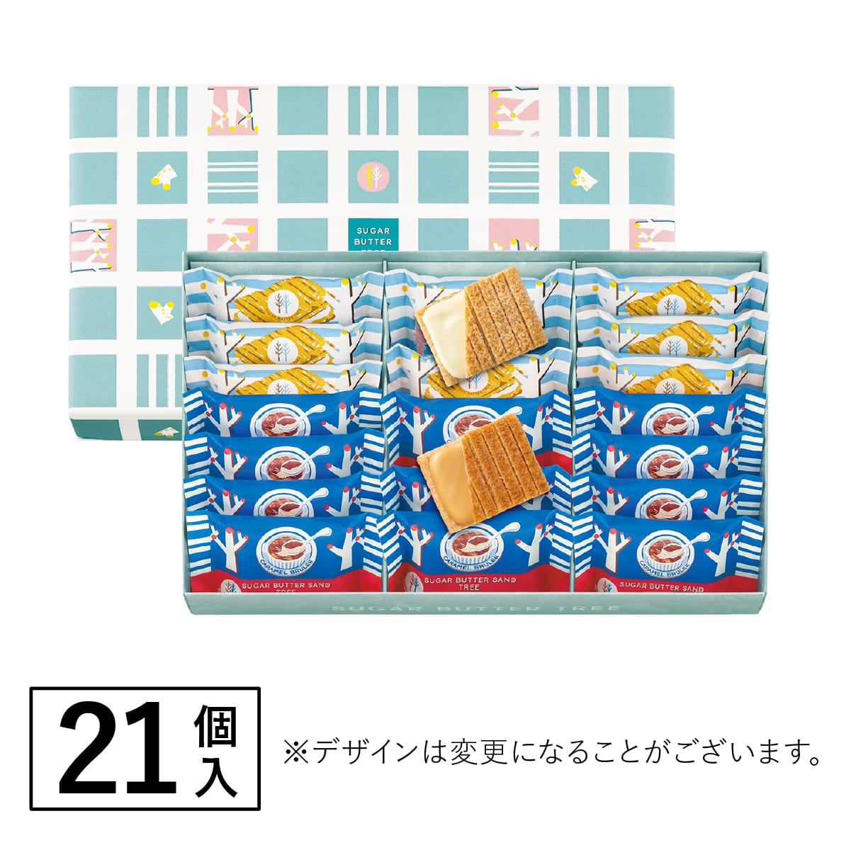 砂糖奶油樹季節限定焦糖布蕾沙琪瑪21個入