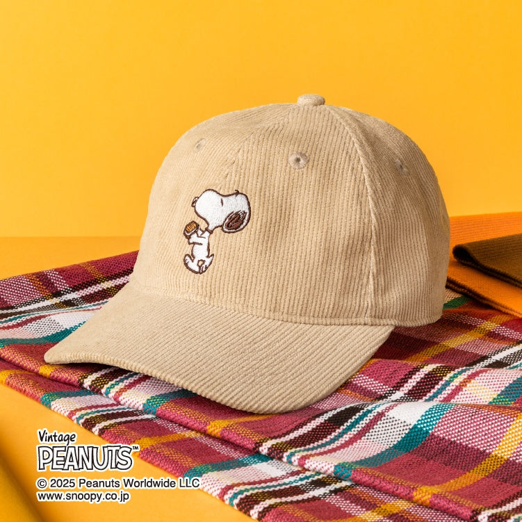シュガーバターの木 Snoopy 造型帽子 - 米色