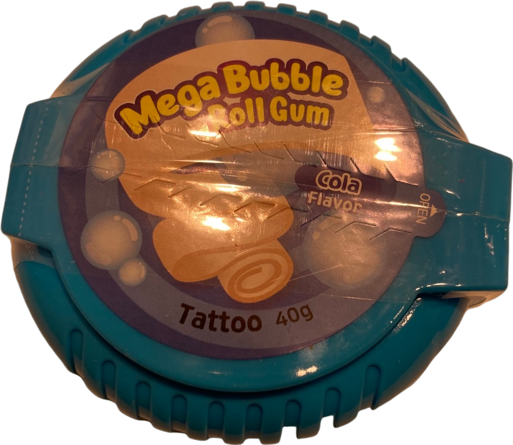 Mega Bubble Gum Roll　メガバブルロールガム
