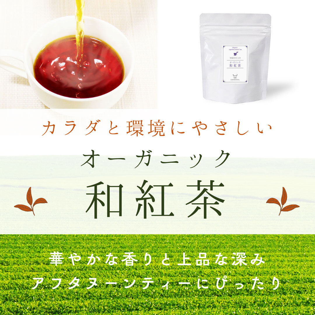 CHANOARL 至福のひととき 有機JASオーガニック和紅茶 ティーバッグ