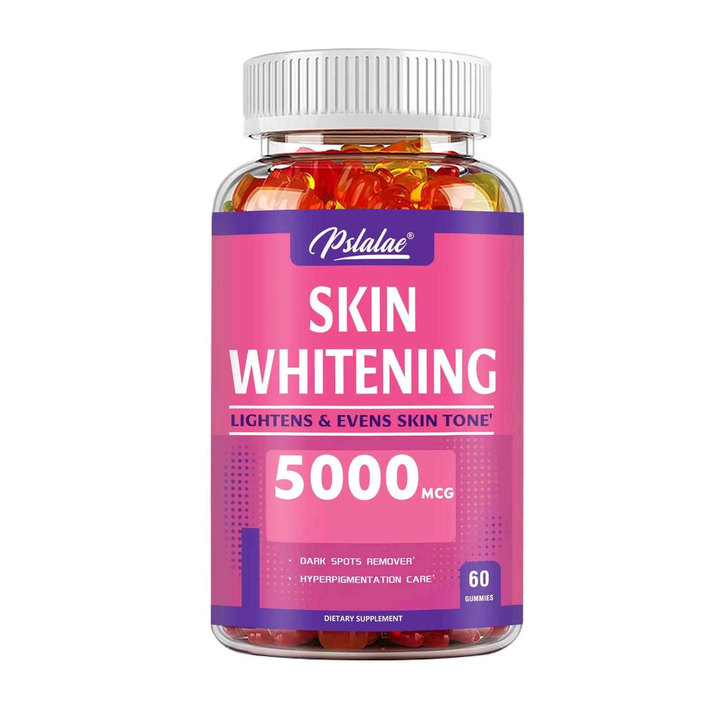 Skin Brightening Glutathione Gummies | L-Glutathione, Cinnamon & Lemon for Even Skin Tone (60ct)