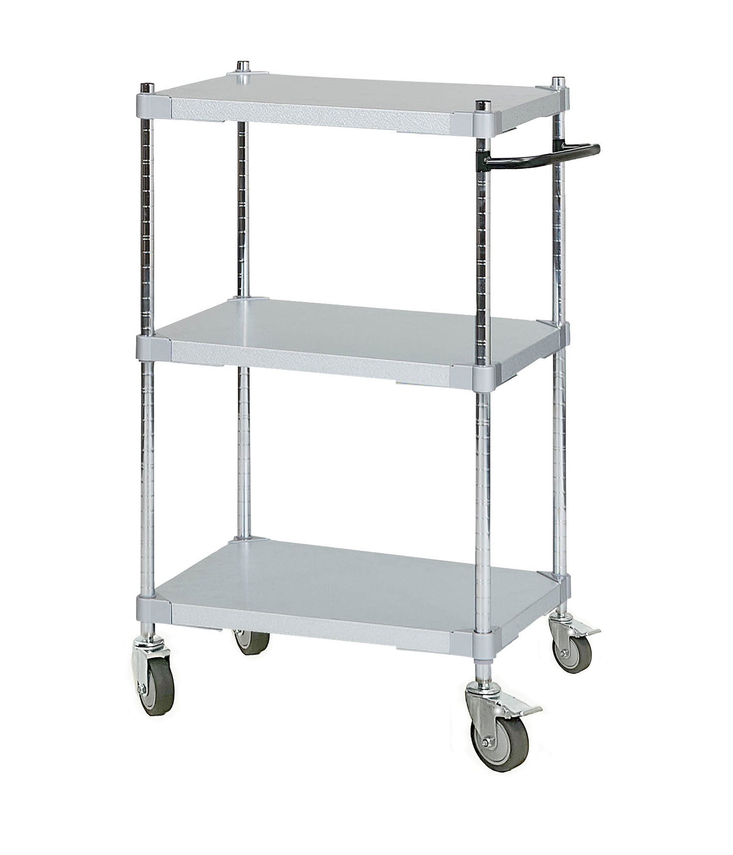 PROFACE Galvanized Wagon with Handle, 3 Tiers, Height 105cm, Depth 46cm, Width 60cm, Product Code: TGGS3-46609