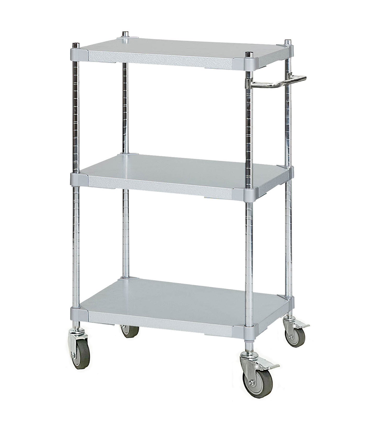 PROFACE Galvanized Wagon with Handle, 3 Tiers, Height 105cm, Depth 46cm, Width 60cm, Product Code: TGGS3-46609