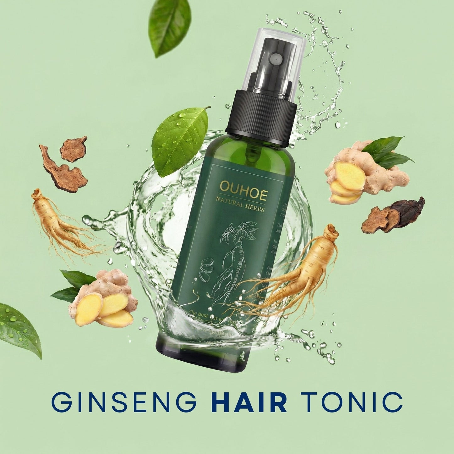 Ouhoe Ginseng Scalp-Care Oil | Biotin Scalp Conditioning | 100ml