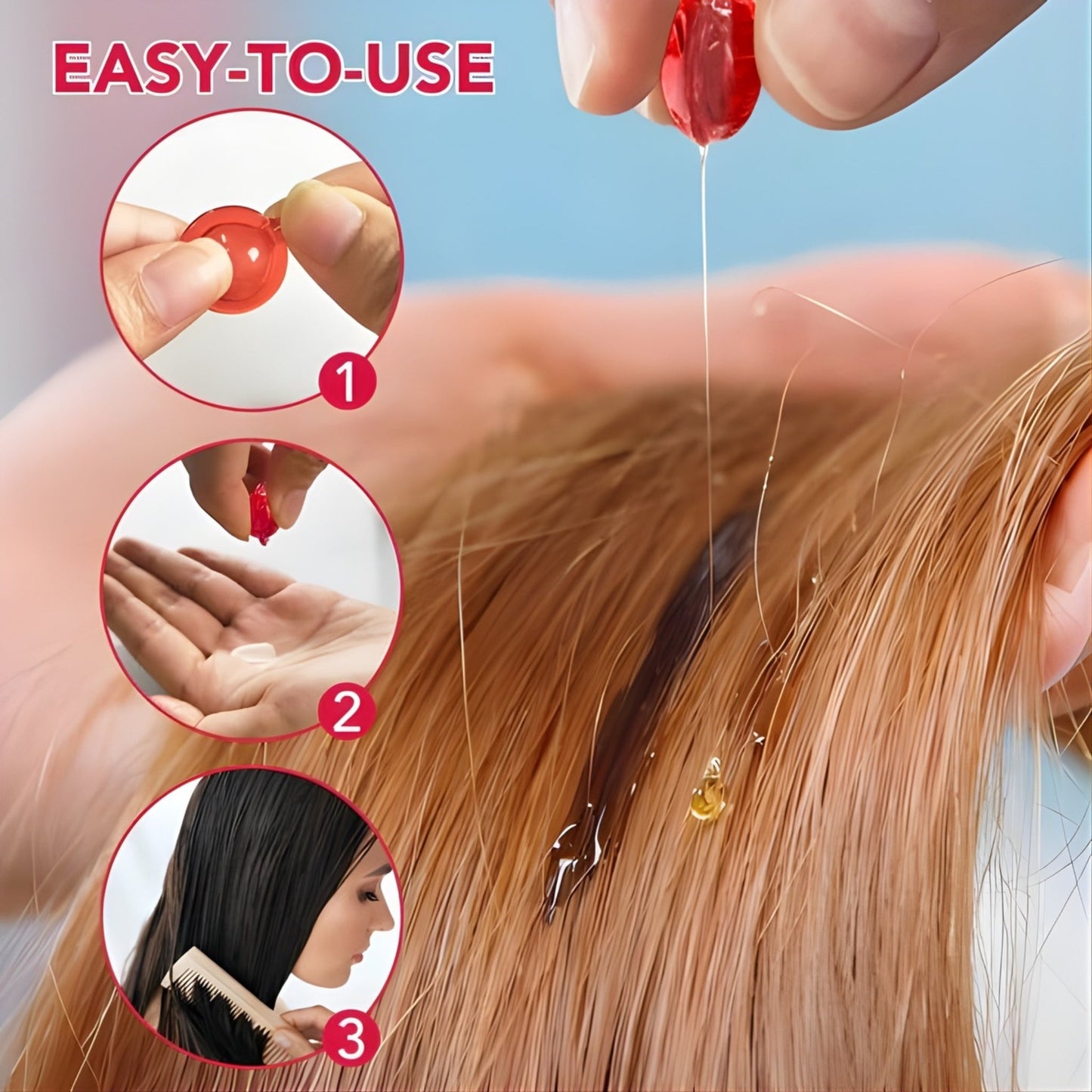PureGlow Hair Elixir - Complete Inside-Out Hair Care