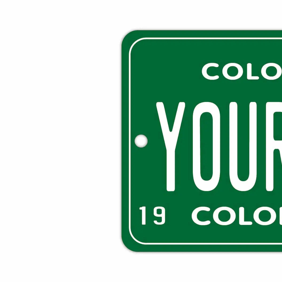 [Mirror Tag] Colorado 51/Original American License Plate Air Freshener