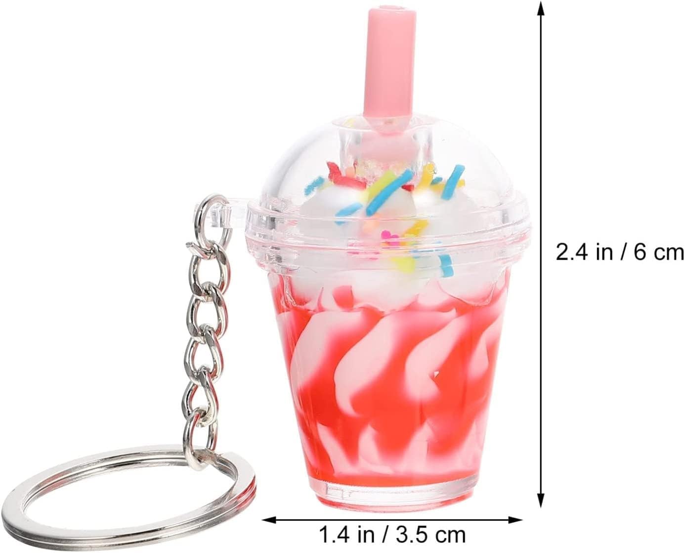 Ice Cream Drink 3D Keychain / アイスクリームドリンク 3D キーリング