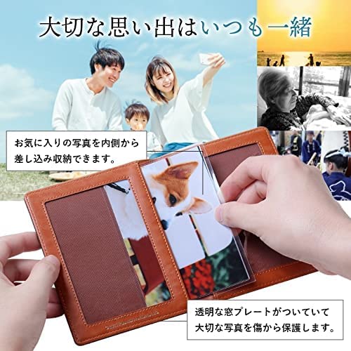 【訳アリB級品】[スヌーピー/SNOOPY]持ち運び Lサイズ デニム生地フォトフレーム(ブラウン)