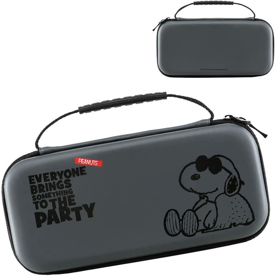 [スヌーピー/SNOOPY]Switch/Switch Lite専用 衝撃に強い EVA素材ケース(Black)