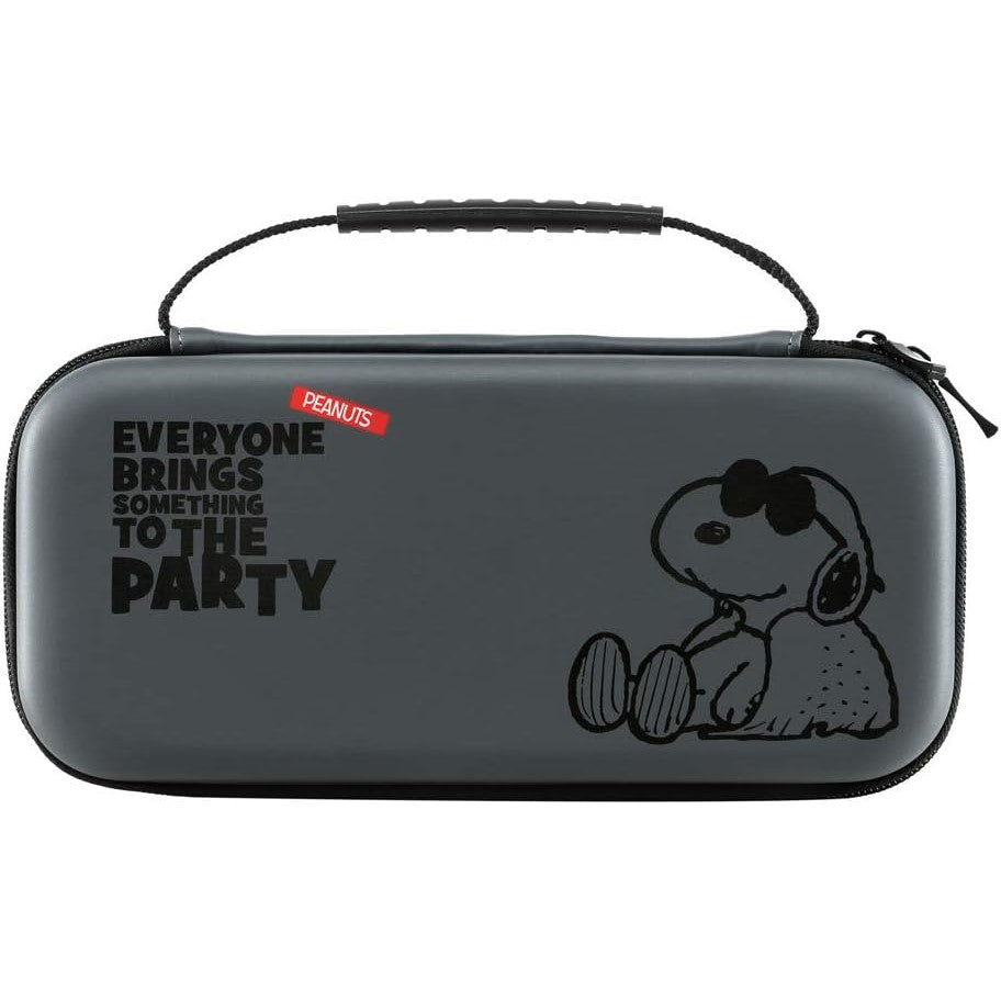[スヌーピー/SNOOPY]Switch/Switch Lite専用 衝撃に強い EVA素材ケース(Black)