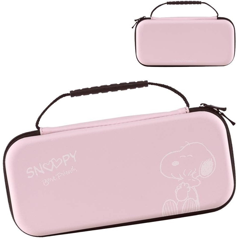 [スヌーピー/SNOOPY]Switch/Switch Lite専用 衝撃に強い EVA素材ケース(Pink)