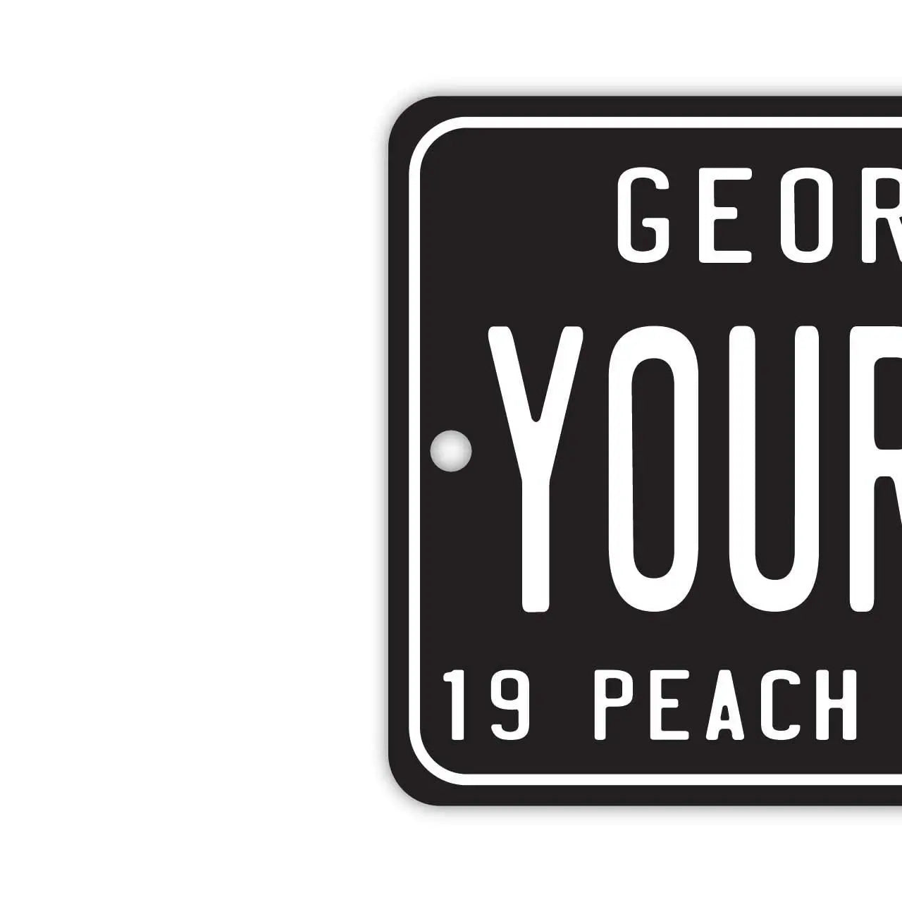 [Mirror Tag] Georgia 59/Original American License Plate Air Freshener