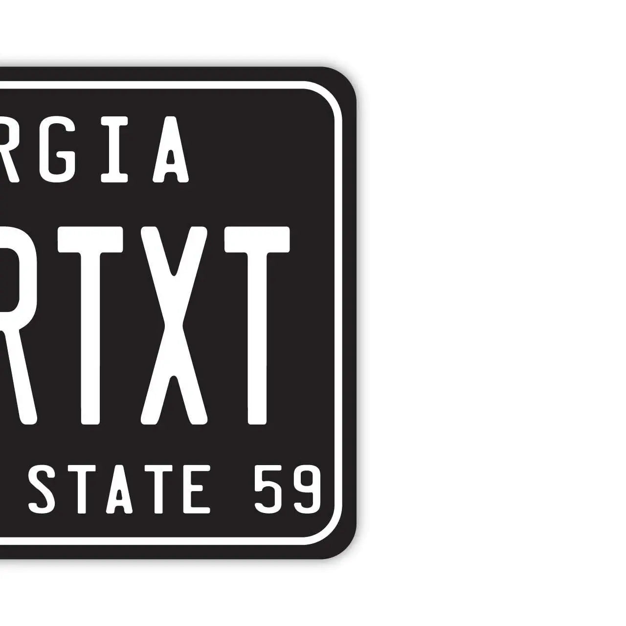 [Mirror Tag] Georgia 59/Original American License Plate Air Freshener