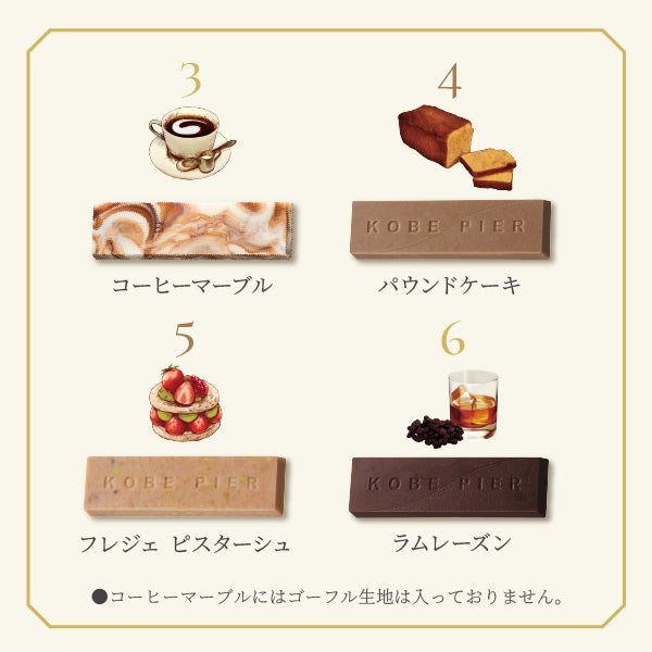 神戶風月堂 情人節巧克力禮盒 6種風味