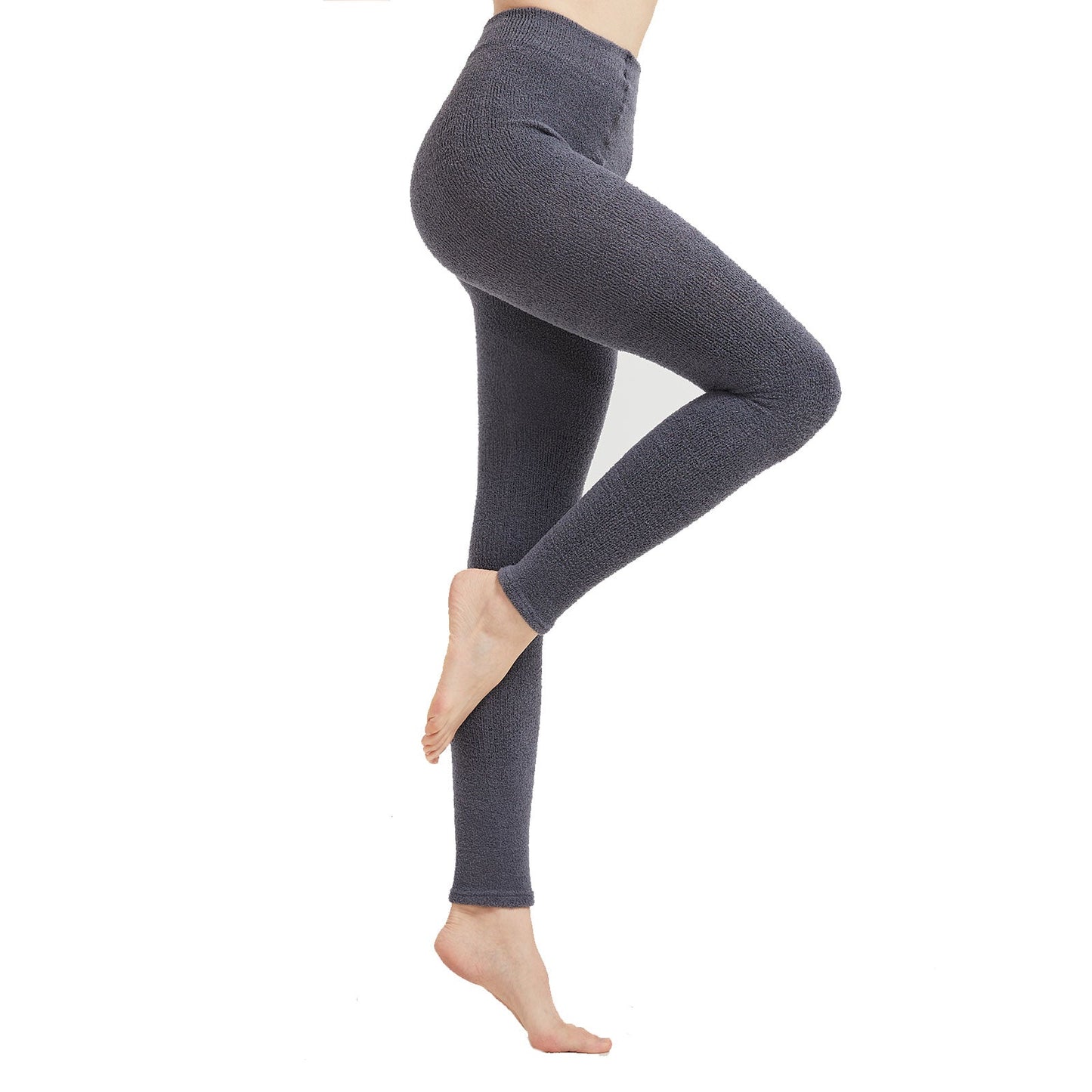 Fluffy compression leggings
