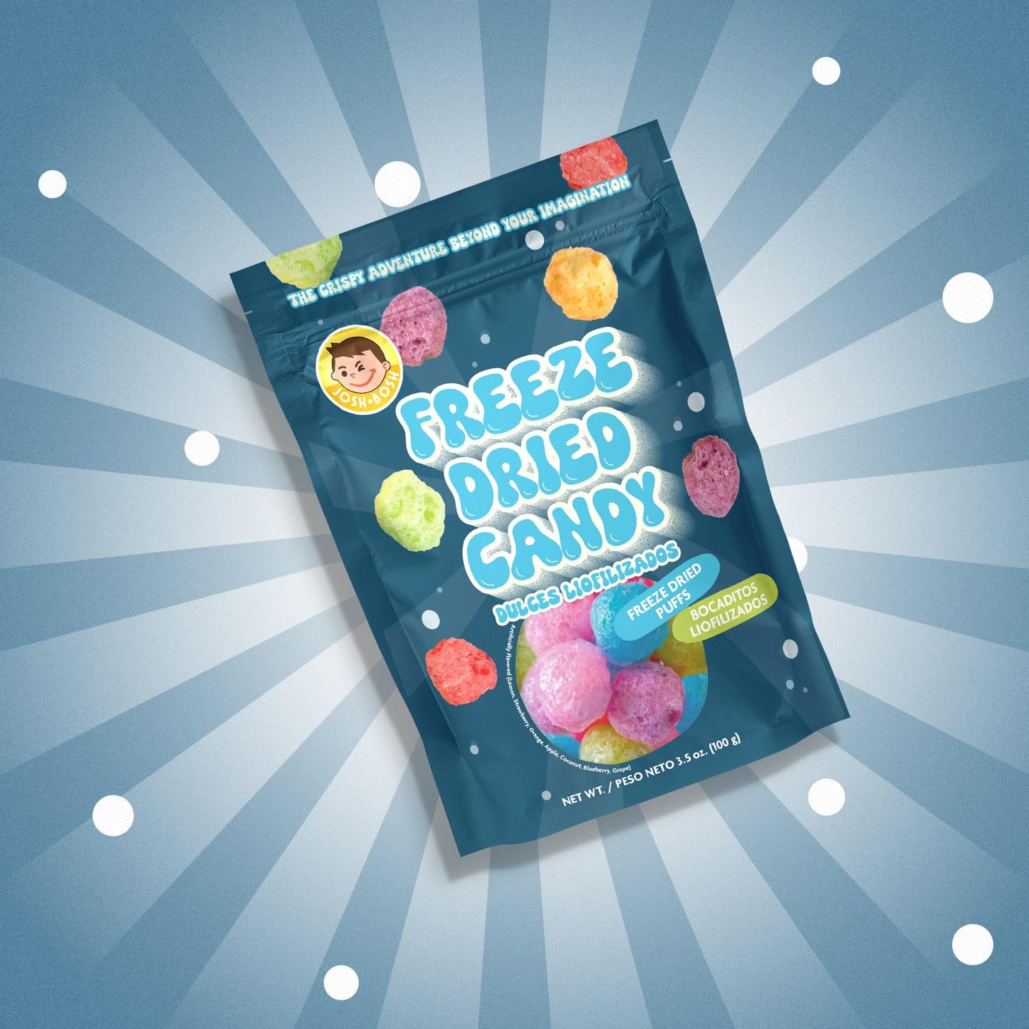 Freeze Dried Rainbow Popping Gummies Collection