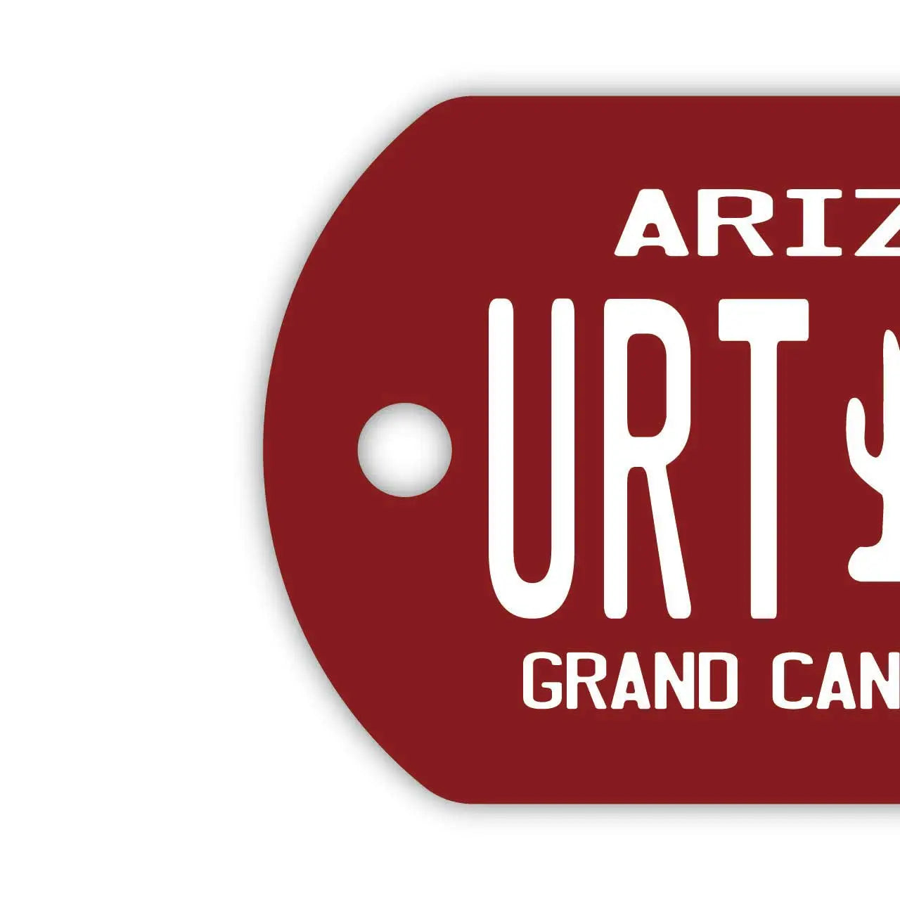 [Dog Tag] Arizona 80s/Original American License Plate Keychain