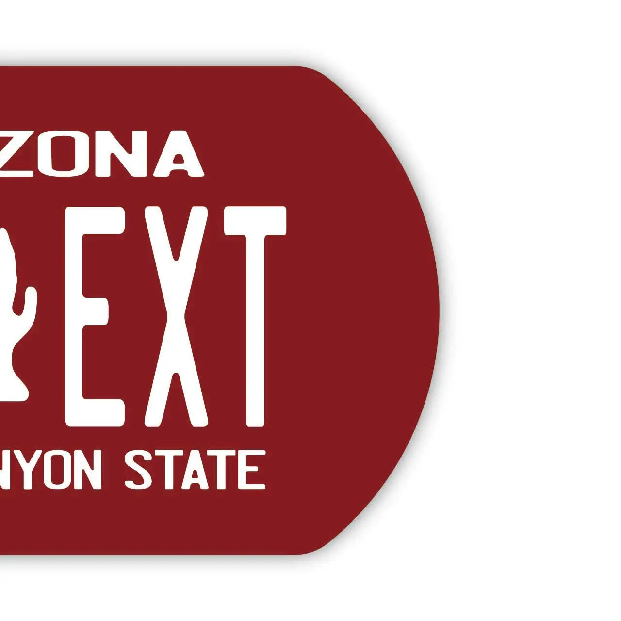 [Dog Tag] Arizona 80s/Original American License Plate Keychain