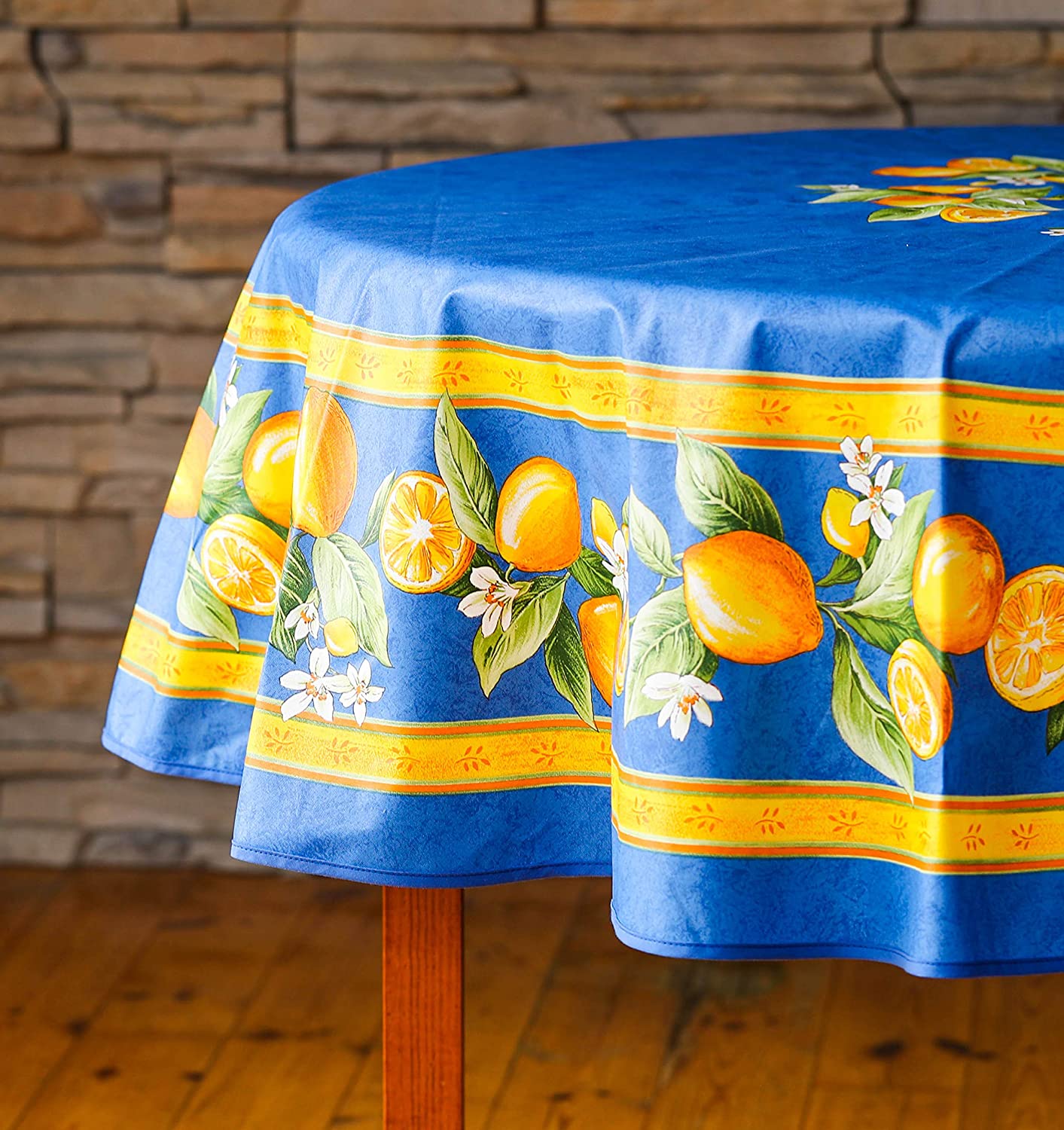 Lemon Tablecloth 180 (Water-repellent)