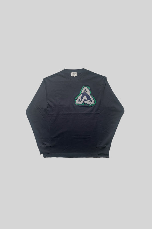 "RECYCLE" LOGO L/S TEE(NAVY)