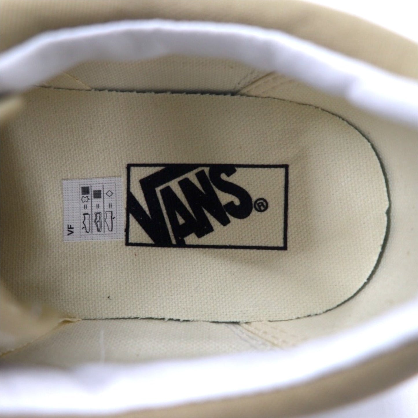 VANS Old Skool Sneakers, Size 28cm, Beige Canvas, Suede Leather, OLD SKOOL 751505, Unused