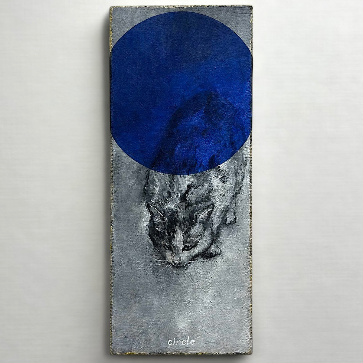 【絵画】井上 暁登（Akito INOUE)「思案は猫と飛ぶ」