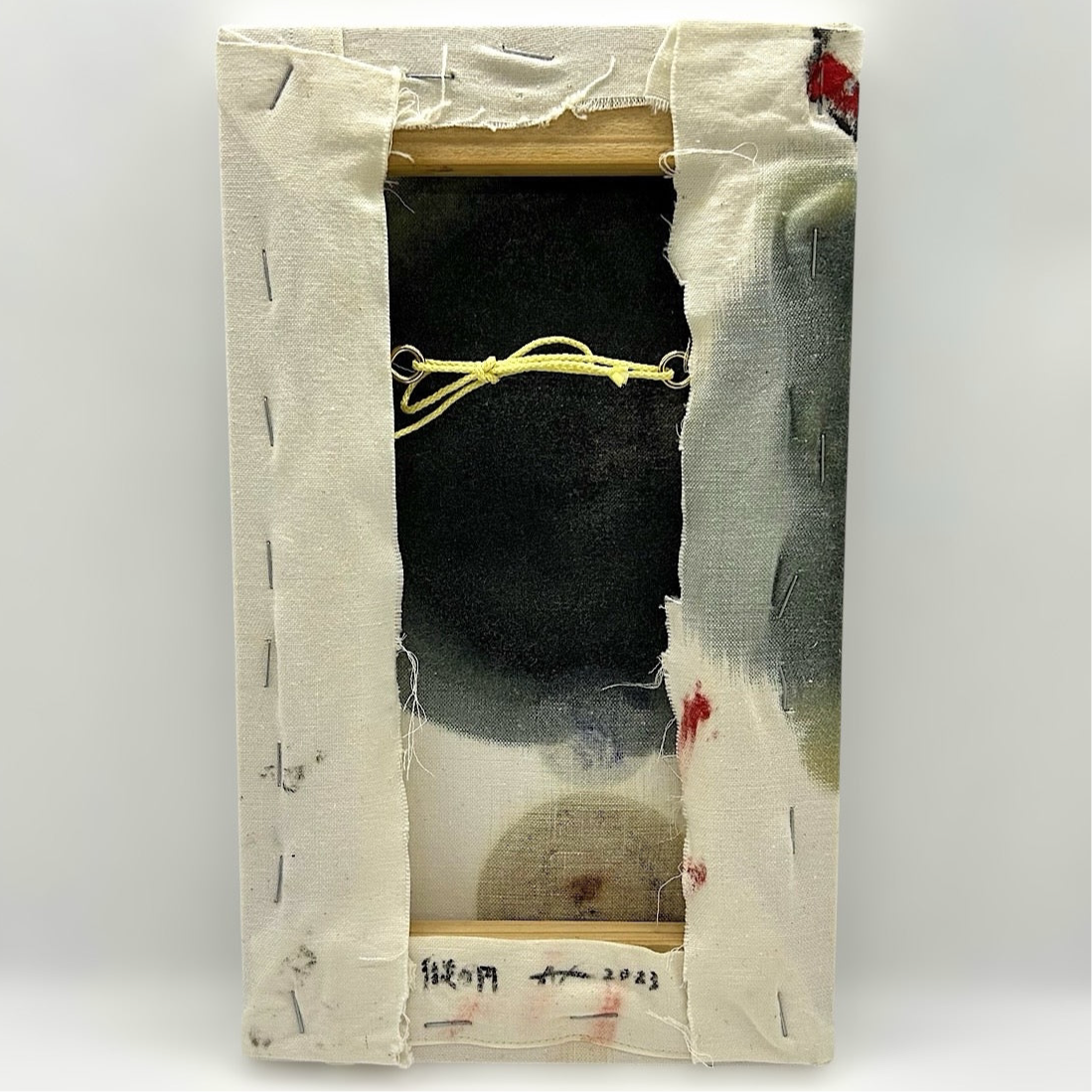 【絵画】井上 暁登（Akito INOUE）「縦の円」