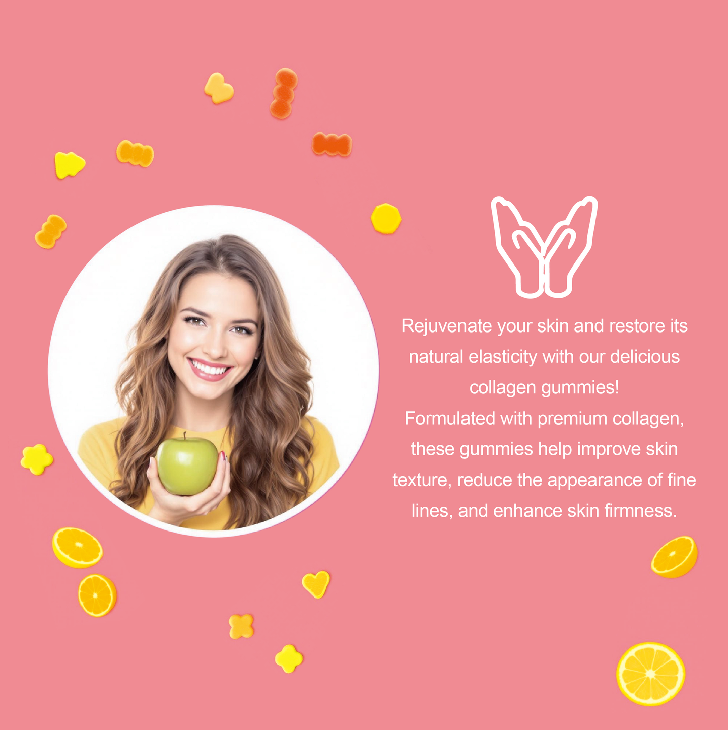 Collagen Peptide Gummies - Skin, Joint, and Hair Support in Every Chew