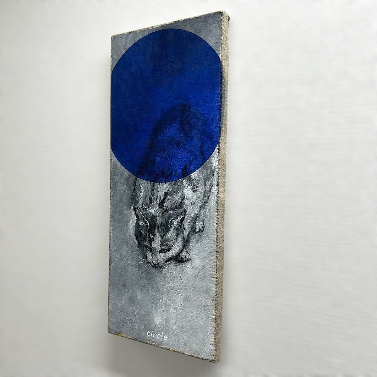 【絵画】井上 暁登（Akito INOUE)「思案は猫と飛ぶ」