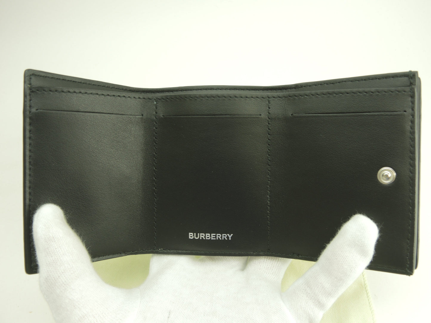 バーバリー ミニウォレット チェック PVC/レザー 3折財布 スモールウォレット 未使用@MDTITSIC70CHI