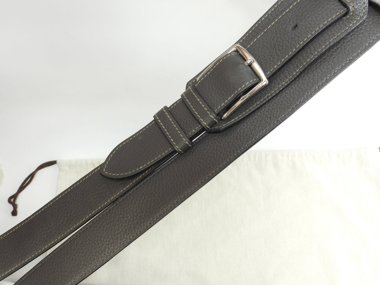 エルメス ジプシエール34 トゴレザー エタン 斜め掛けショルダーバッグ 美品@□M