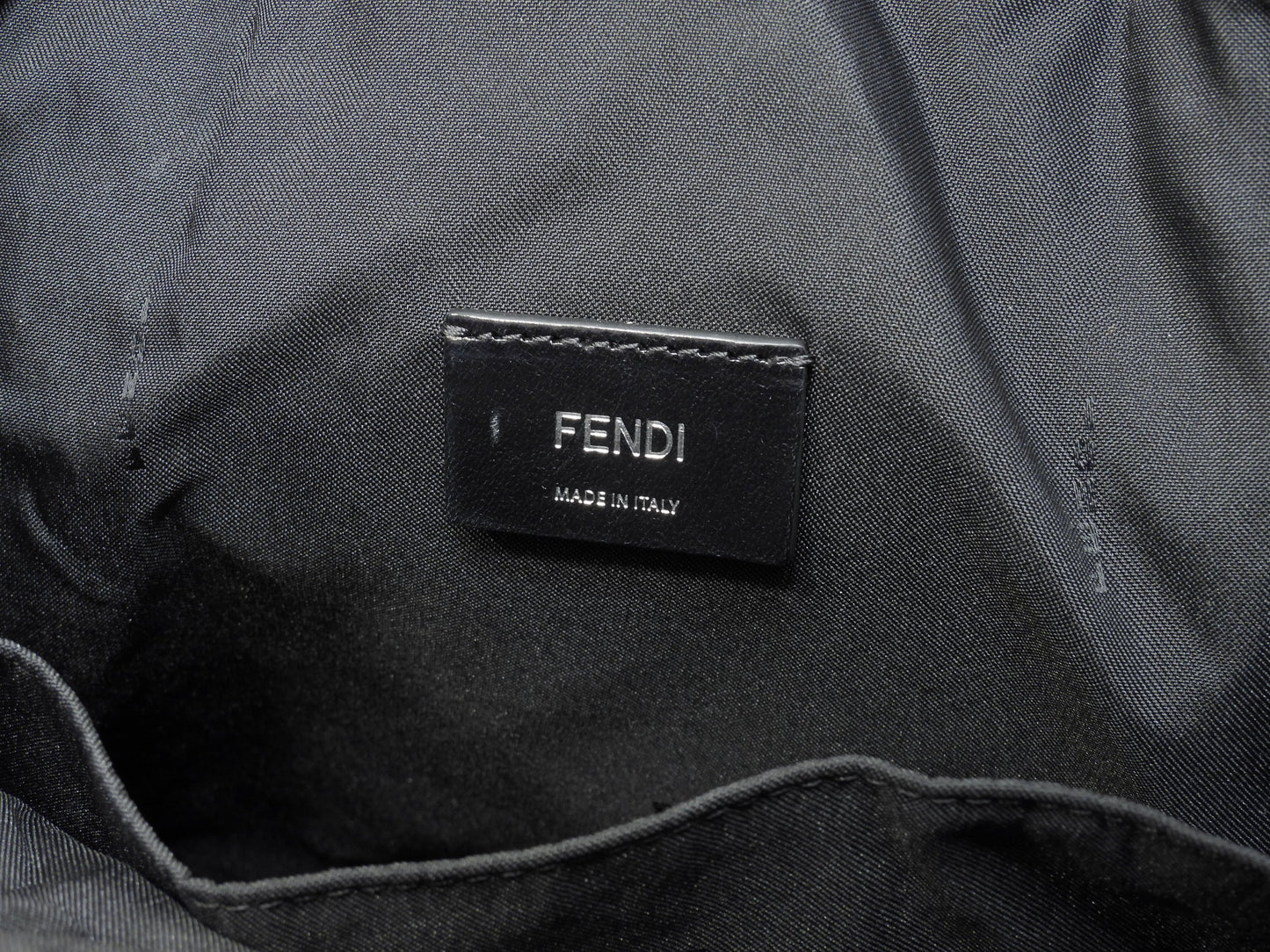 フェンディ スリングバックパック ボキャブラリー ナイロン青 リュックサックバッグ 極美品@ 1