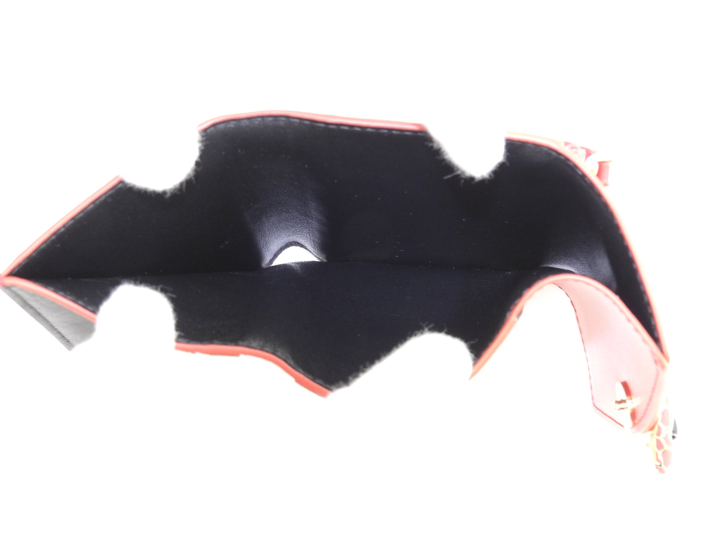 ブルガリ 三折財布 セルペンティ エナメルレザー/濃ピンク フォーエバー ミニ財布 未使用@ 15