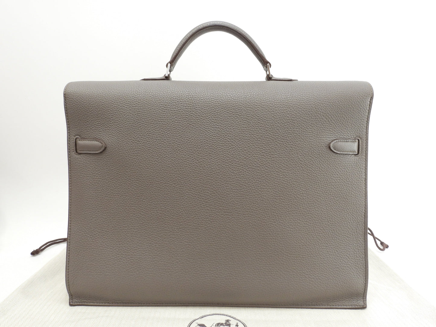 エルメス ケリーデペッシュ38 トリヨン/エタン シルバー金具 ブリーフケース 美品@□Q