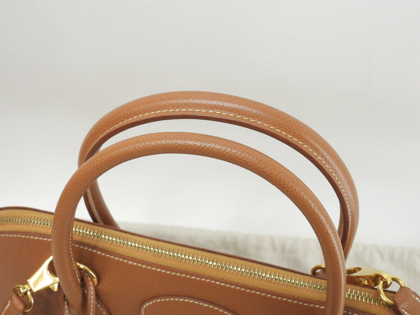 エルメス ボリード35 クシュベル ゴールド ゴールド金具 s付ハンドバッグ トートバッグ 極美品@□A 5
