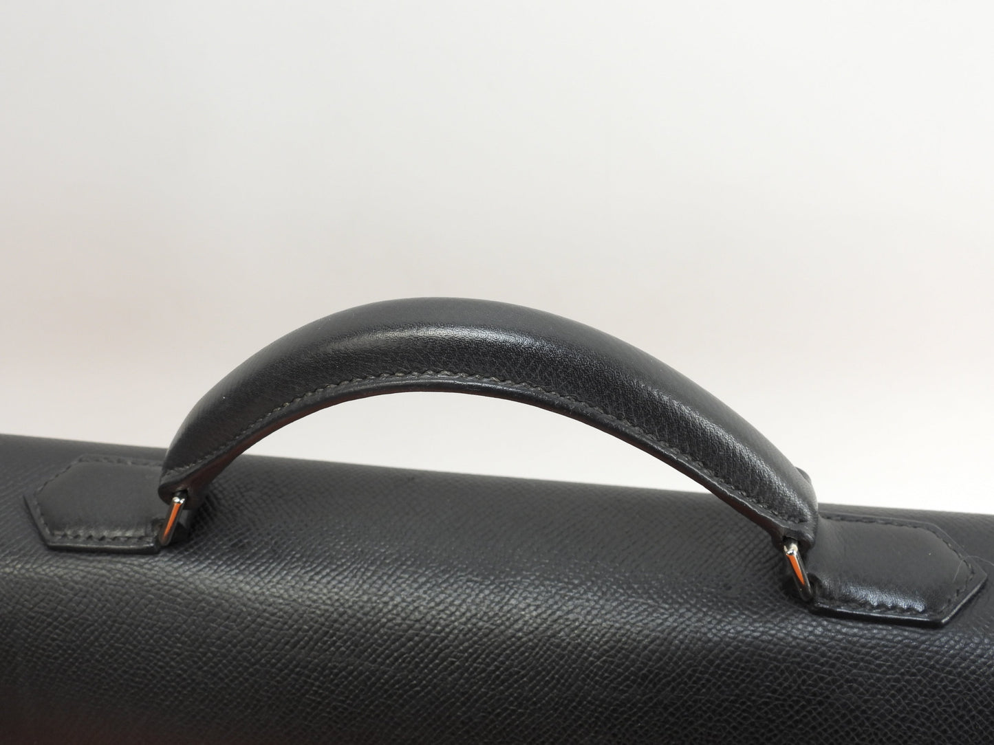 エルメス ケリーデペッシュ34 エプソン黒 シルバー金具 ブリーフケース@□I 2