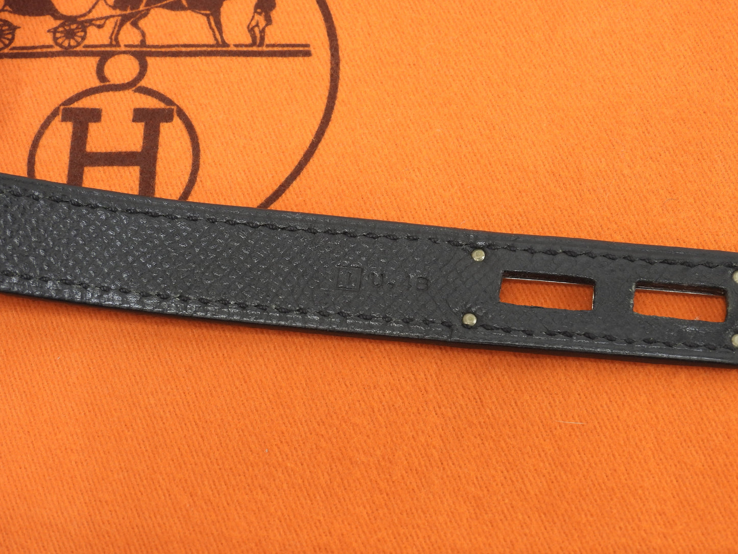 エルメス ケリーデペッシュ34 エプソン黒 シルバー金具 ブリーフケース@□I 2