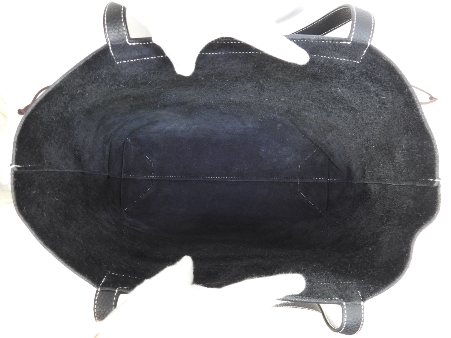 エルメス カバセリエ46 トリヨンクレマンス 黒 トートバッグ ショルダーバッグ 極美品@Z 6