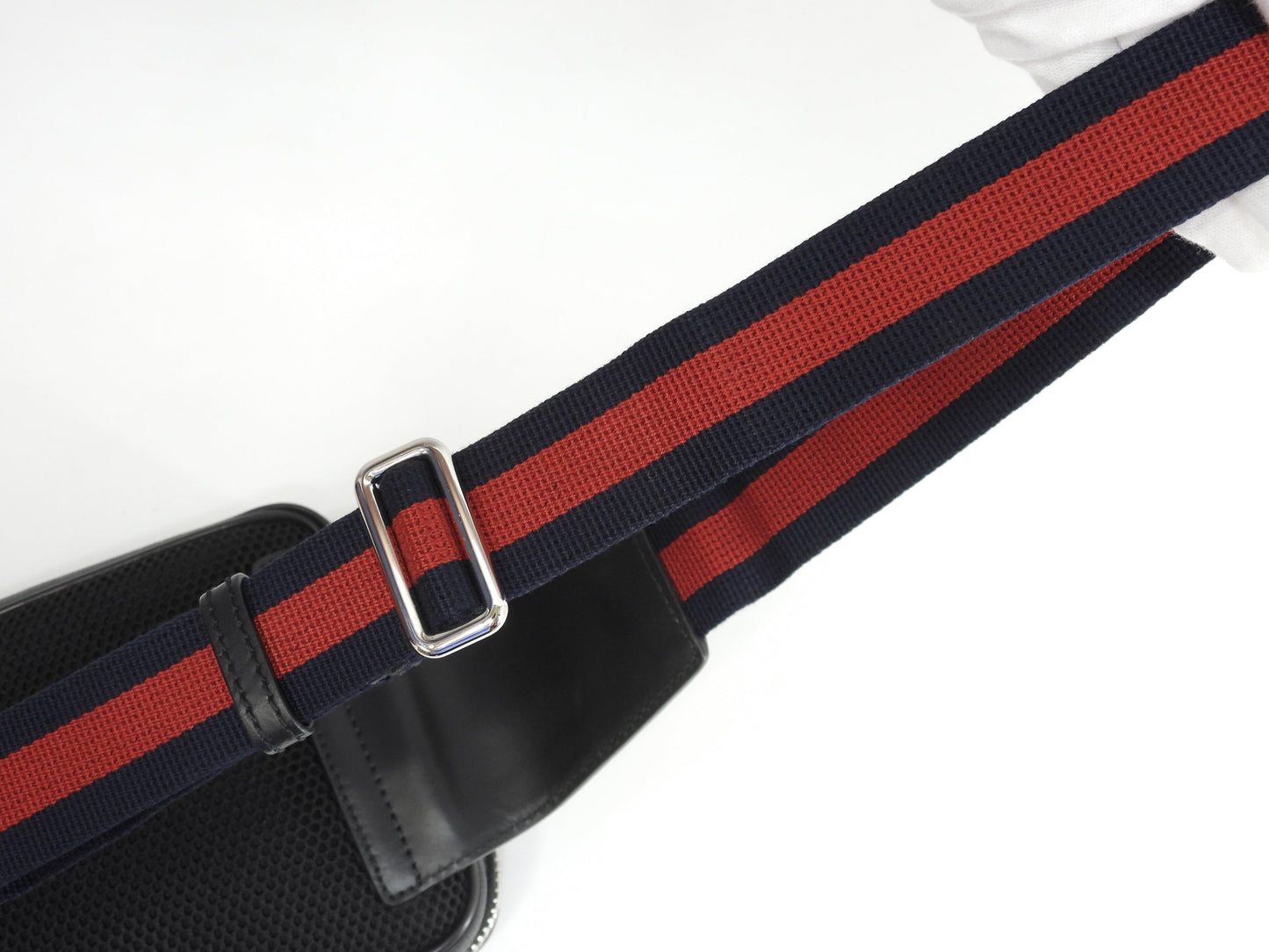 Gucci belt bag, WebGG Supreme Tiger Old Black body bag, waist bag, excellent condition @ 1